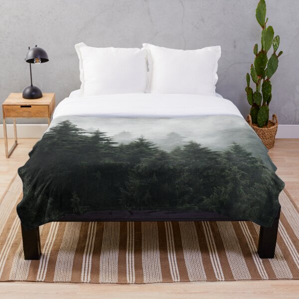 Item preview, Waiting For // Misty Foggy Fairytale Forest With Cascadia Trees Covered In Magic Fog designed and sold by Tordis Kayma.