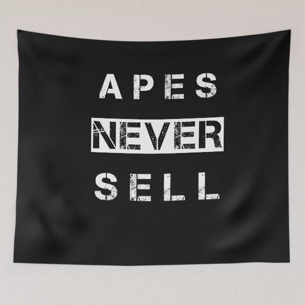 Item preview, Apes Never Sell designed and sold by SharpThreadZ.