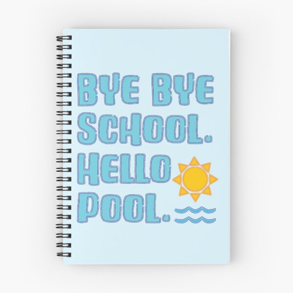 Item preview, Bye Bye School Hello Pool Summer Vacation designed and sold by Punderstandable.