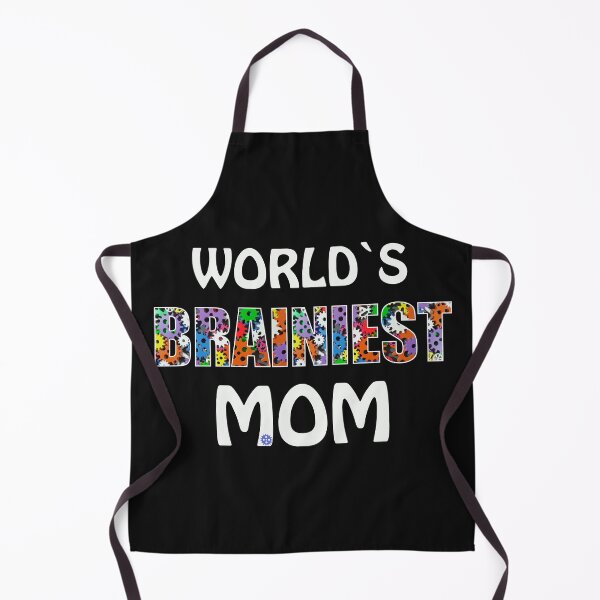 Item preview, Worlds Brainiest Mom Smart Clever Brain Intelligent Ma Mother Mommy Mum Gift designed and sold by TheAplus.