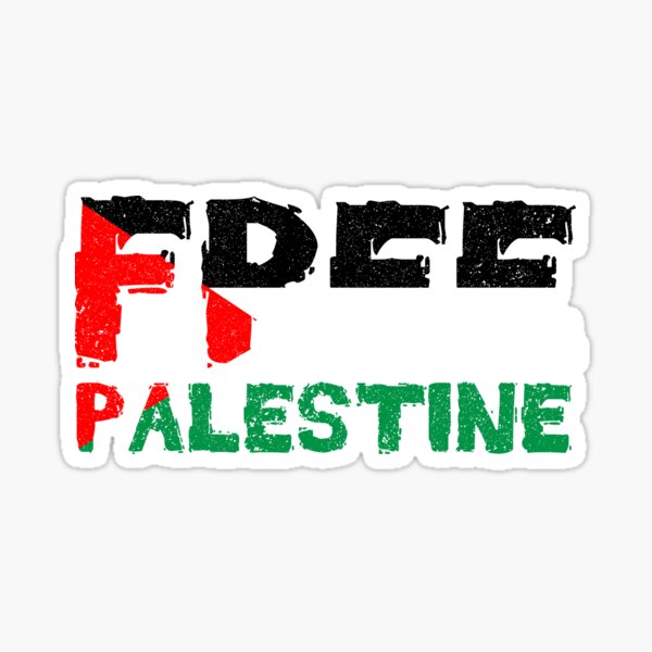 Free Palestine Funny Stickers for Sale
