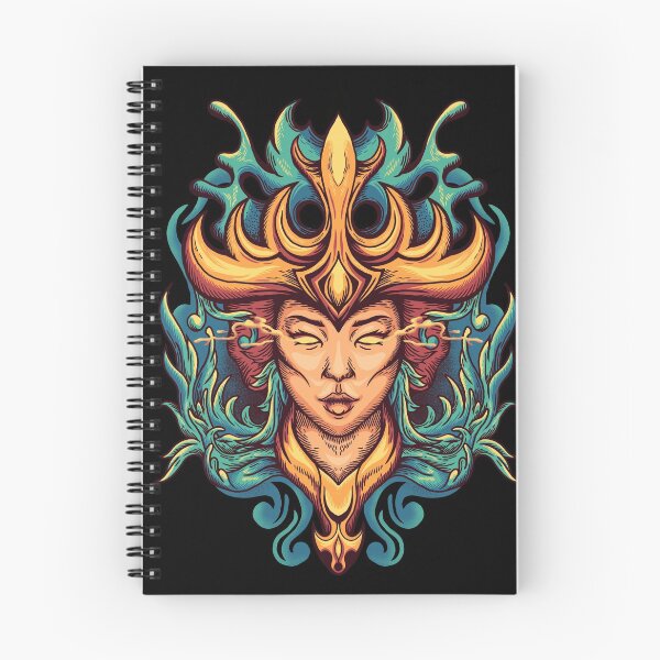 Item preview, traditional dancer face illustration designed and sold by Ushopfake.
