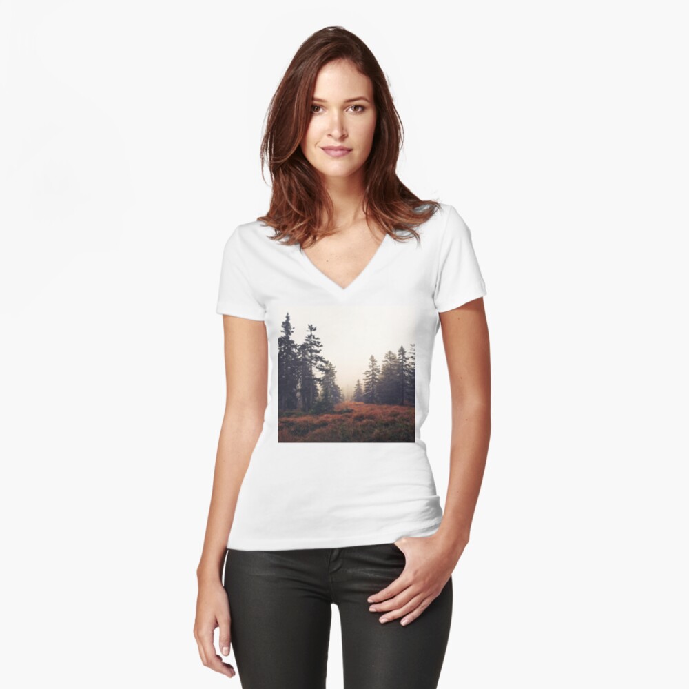 Item preview, Fitted V-Neck T-Shirt designed and sold by tekay.