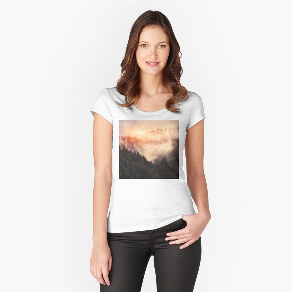 Item preview, Fitted Scoop T-Shirt designed and sold by tekay.