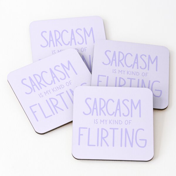 Item preview, Sarcasm Is My Kind Of Flirting Purple designed and sold by monsoonegy.