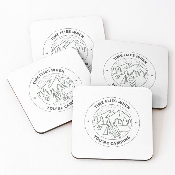 Item preview, Time flies when you're camping designed and sold by Voltryic.