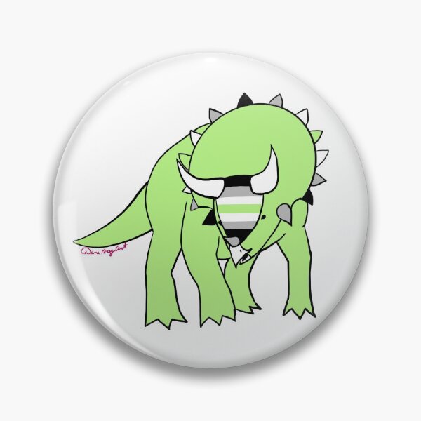 Artikelvorschau, Agender Pride Triceratops entworfen und verkauft von Kit Rex.
