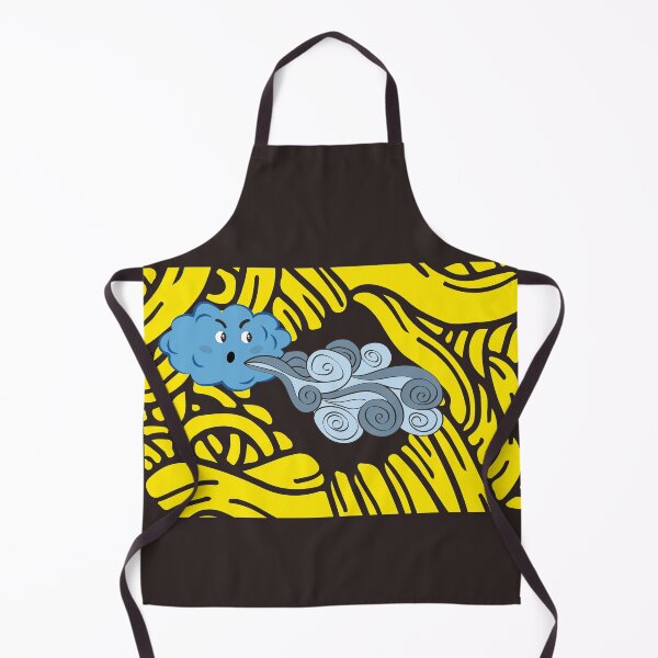 Item preview, Cloud blowing on a yellow background designed and sold by Martapp.