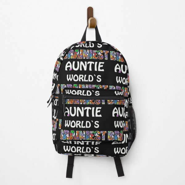 Item preview, Worlds Brainiest Auntie Smart Clever Brain Intelligent Aunt Sister Gift designed and sold by TheAplus.