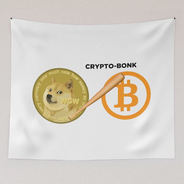 Item preview, Dogecoin Bonks Bitcoin designed and sold by UncleApo.