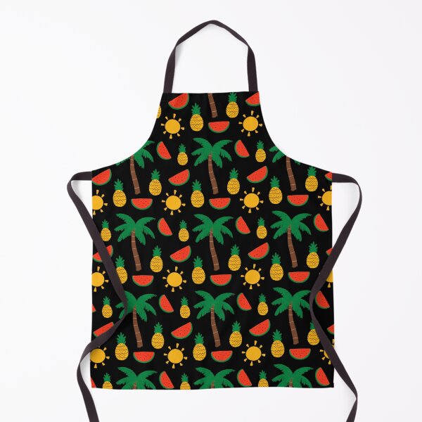 Item preview, Tropical Summer Pattern Black designed and sold by trajeado14.