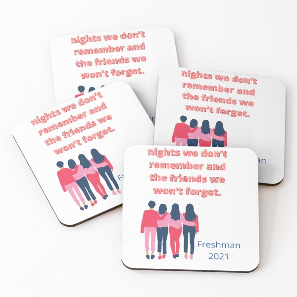 Item preview, Here's To the nights we don't remember and the friends we won't forget designed and sold by GeoTeasters.