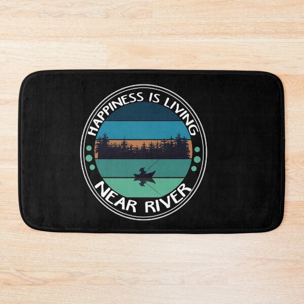 Item preview, Happiness Is Living Near River,Boating Gift, Pontoon, Vacation design, Summer tee River design, River Vibes, River Lover River House ,vintage, Boating design Boat design OK designed and sold by Rassitni.