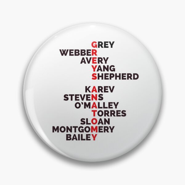 Item preview, Anatomía de Grey designed and sold by Sarah-Michelle Kudla.
