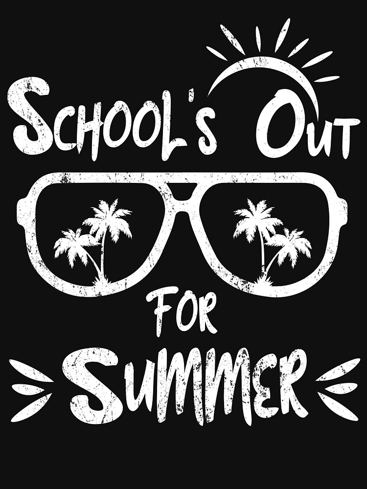 Discover Schools Out For Summer Retro Last Day Of School Teacher Gift Classic T-Shirt