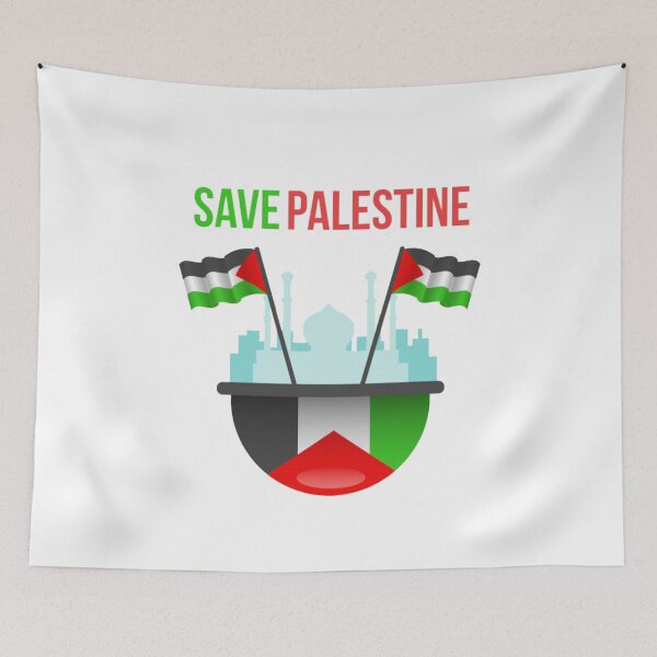 Item preview, Save Palestine Free Palestine  designed and sold by Giovanni's  Brown Quotes.