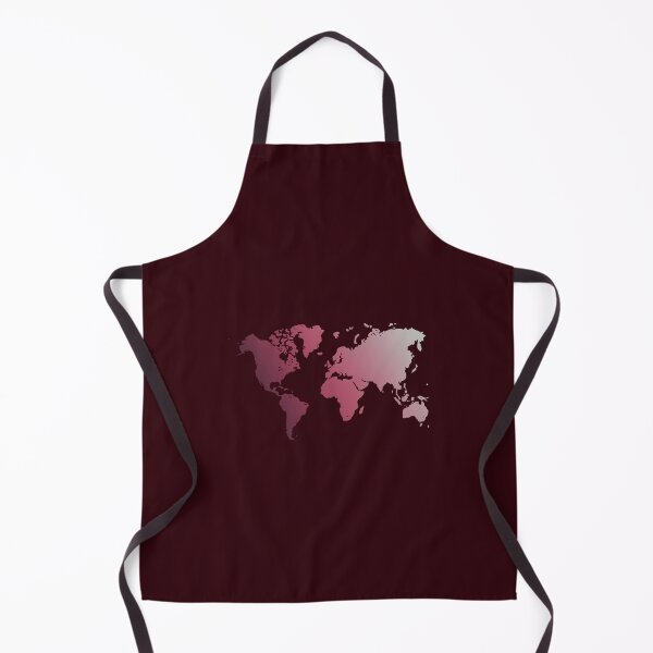 Item preview, Red World Map: Travel Themed, Ombre, Faded Earth designed and sold by Celosia Liv.