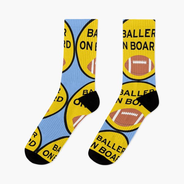 Item preview, Baller on Board Football Car Sports Circle designed and sold by Superior-Prints.
