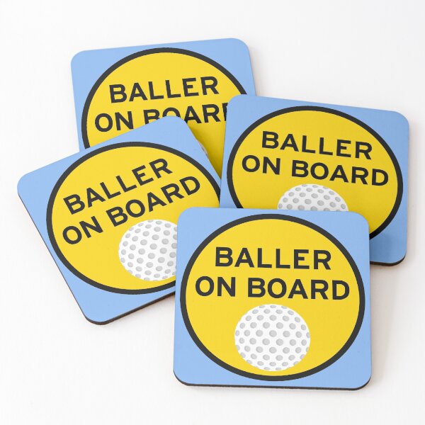 Item preview, Baller on Board Golf Ball Car Sports Circle designed and sold by Superior-Prints.