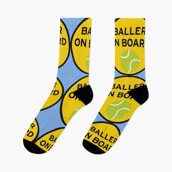 Item preview, Baller on Board Tennis Car Sports Circle designed and sold by Superior-Prints.