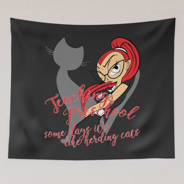 Item preview, Preschool Teacher Gift – Like Herding Cats designed and sold by TrndSttr.