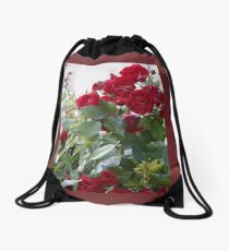 Red Roses For You! Drawstring Bag