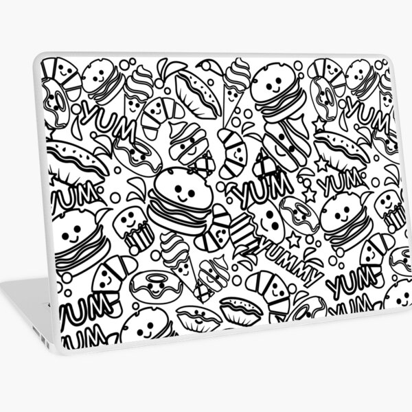 Download Doodle Art Laptop Skins Redbubble