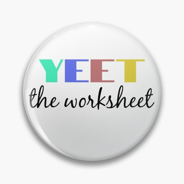 Item preview, YEET the worksheet 1 designed and sold by jayjayjules.