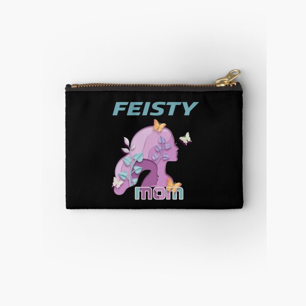 Item preview, feisty mom, feisty, raised by a feisty mom, Mothers day. Mommy's birthday. Cute mommy design.  designed and sold by efenem.