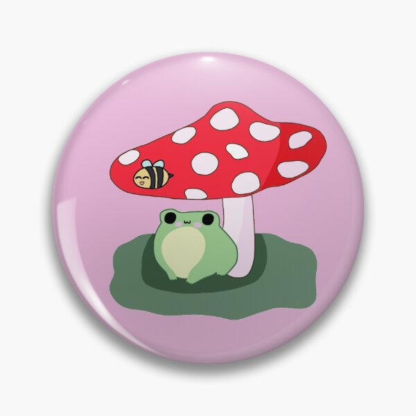 Item preview, Froggy under mushroom  designed and sold by TiffyAesthetics.