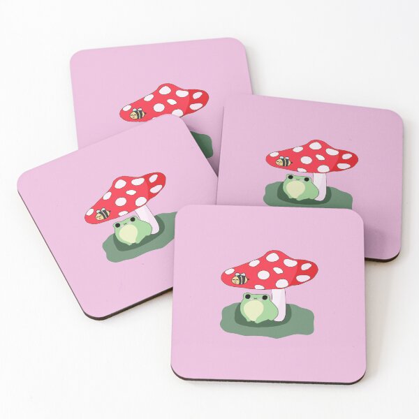 Item preview, Froggy under mushroom  designed and sold by TiffyAesthetics.