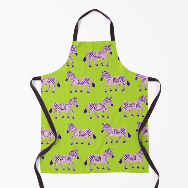 Item preview, Zebra Parade - Pink and Purple on Lime Green designed and sold by fancyashell.