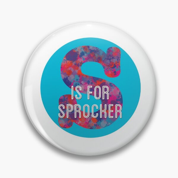 Item preview, S is for Sprocker Dog Alphabet Red and Blue Monogram designed and sold by AMSonArt.