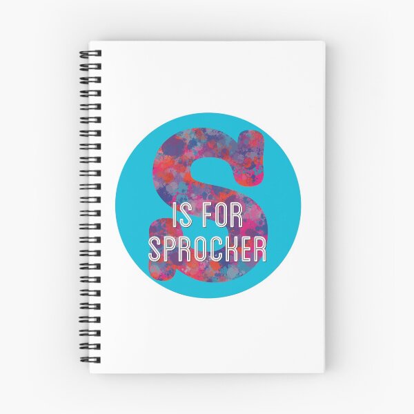 Item preview, S is for Sprocker Dog Alphabet Red and Blue Monogram designed and sold by AMSonArt.