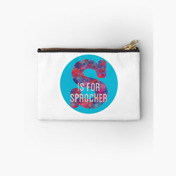 Item preview, S is for Sprocker Dog Alphabet Red and Blue Monogram designed and sold by AMSonArt.
