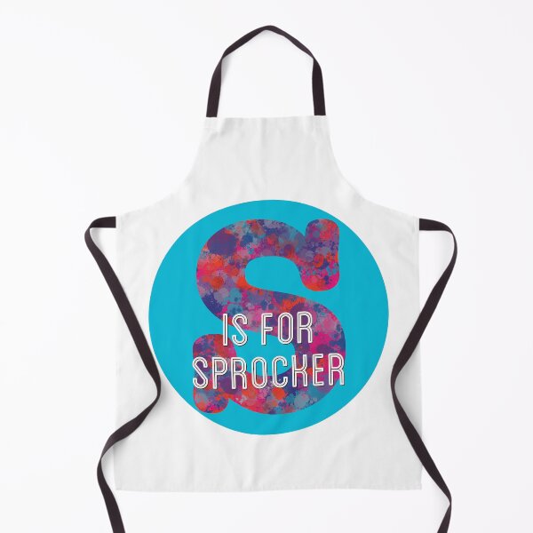 Item preview, S is for Sprocker Dog Alphabet Red and Blue Monogram designed and sold by AMSonArt.