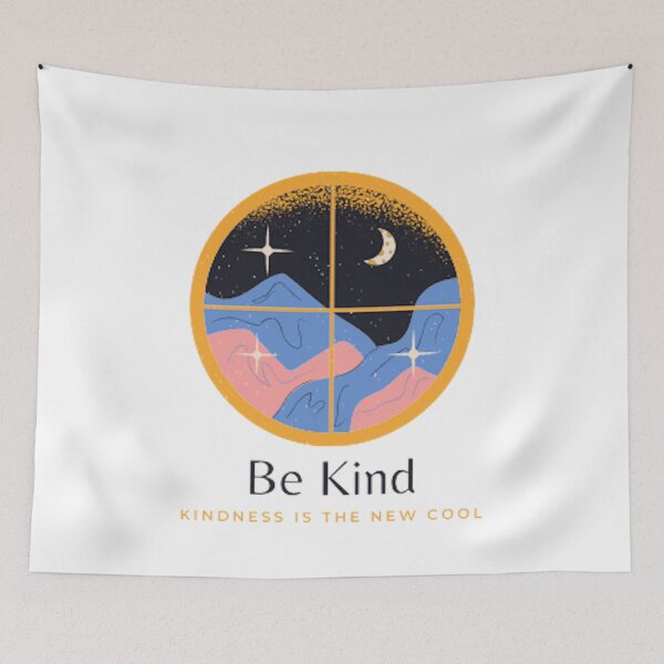 Item preview, Be Kind, Kindness is the New Cool designed and sold by Nishinoyaoyaoya.
