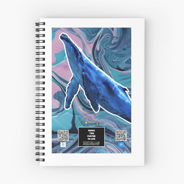 Item preview, humpback whale Augmented Reality designed and sold by Post-ar.