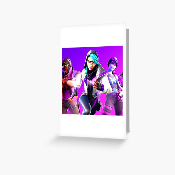 Cartes De Vœux Sur Le Theme Fortnite Redbubble