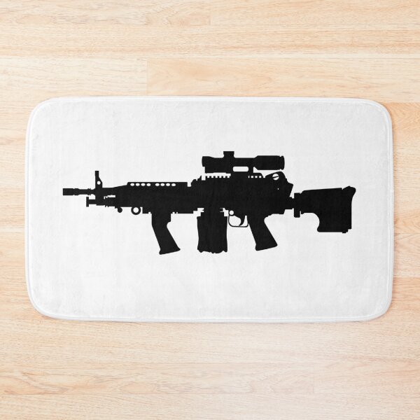 Item preview, M249 LMG light machine gun, SAW Squad Automatic Weapon USA United States Army, United States Armed Forces and United States Marine Corps fully automatic machine gun, Assault rifle  designed and sold by Marcin Adrian.