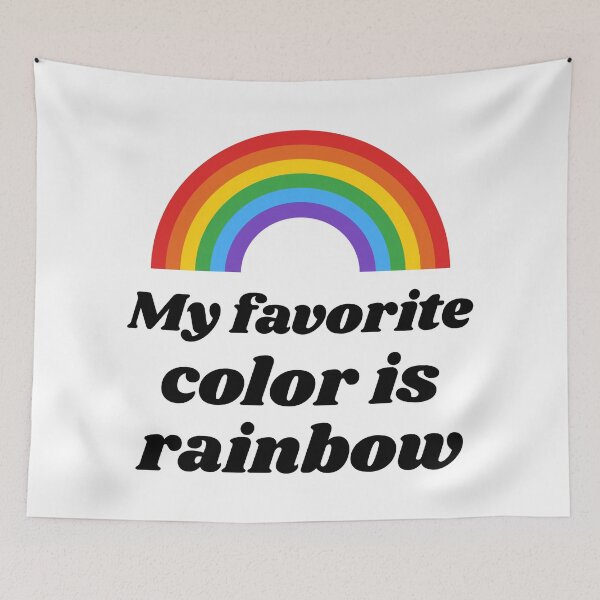 Item preview, My Favorite Color Is Rainbow designed and sold by KLINESTORE.