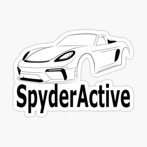 SpyderActive T-Shirt Sticker