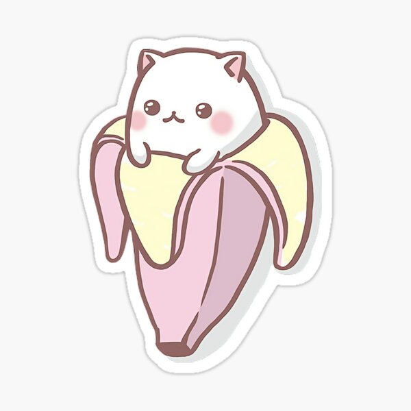 Cute Banana Bunch Cat Pulp Enamel Pin Kawaii Bananya Kitten Badge Anime  Jewelry Unique Backpack Jackets Accessory - AliExpress