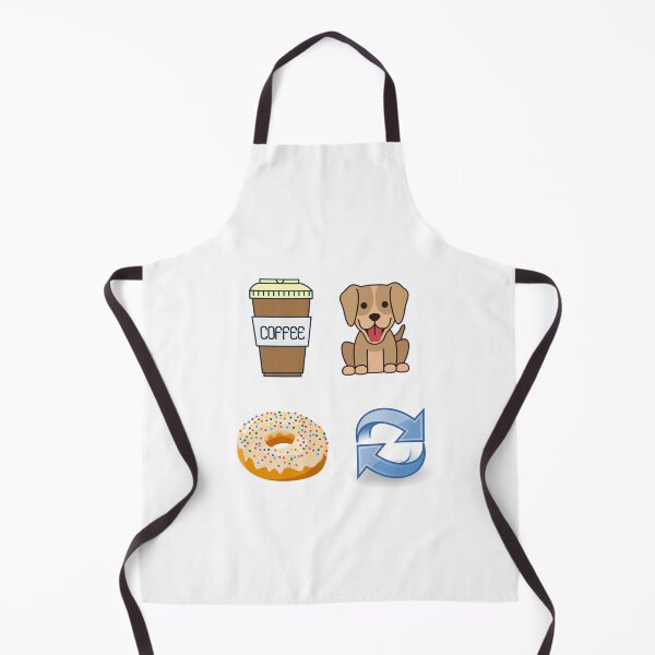 Item preview, COFFEE DOG DONUT REPEAT designed and sold by theblackstar55.