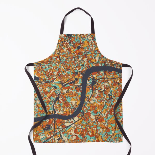 Item preview, London Map - Mosaic - Retro Colors designed and sold by HomeCities.