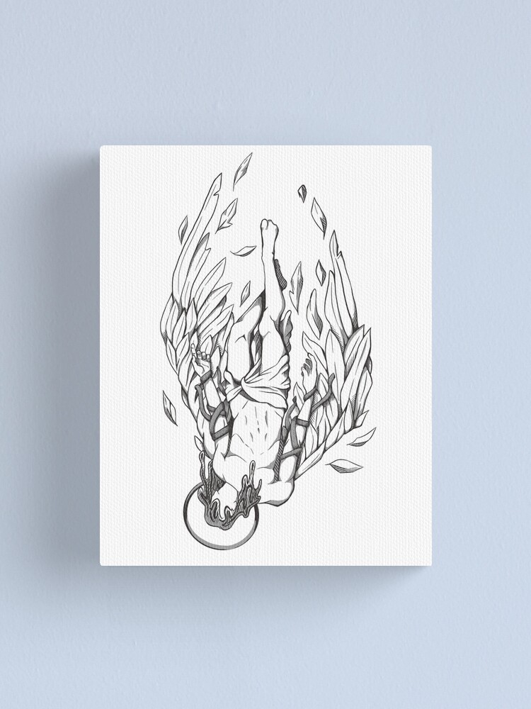 Icarus Falling Art Board Print for Sale by cresketchy