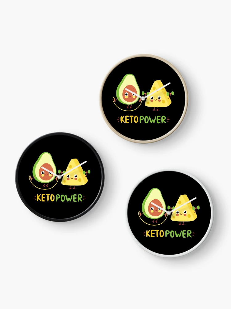 Thumbnail 3 of 4, Clock, KetoPower designed and sold by SmartStyle.