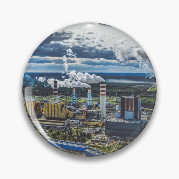 Item preview, Power station under moody cloudy sky designed and sold by Lukasz Szczepanski.