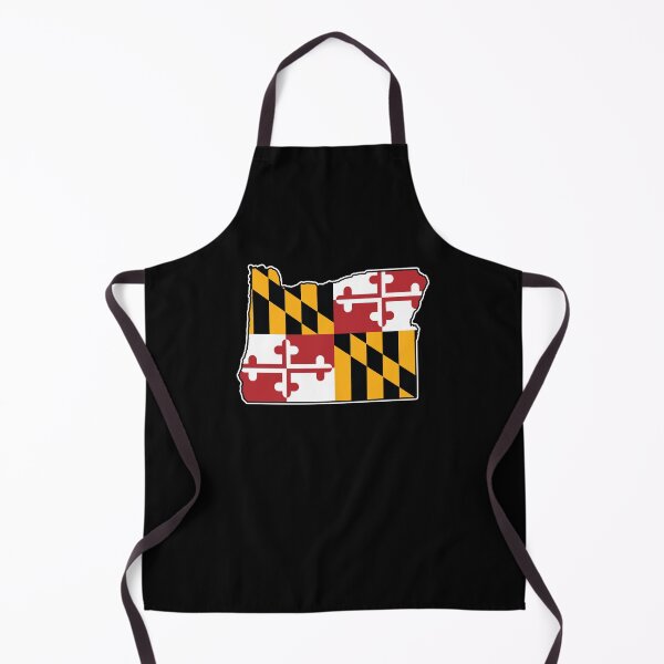 Item preview, Maryland Flag Oregon Map designed and sold by MarylandStyle.