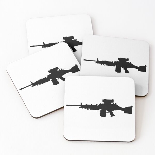 Item preview, M249 LMG light machine gun, SAW Squad Automatic Weapon USA United States Army, United States Armed Forces and United States Marine Corps fully automatic machine gun, Assault rifle  designed and sold by Marcin Adrian.